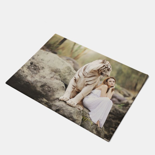 Bengal Tiger and Lady Doormat (Angled)