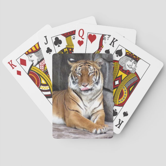 Bengal Tiger - Bicycle Playing Cards (Back)