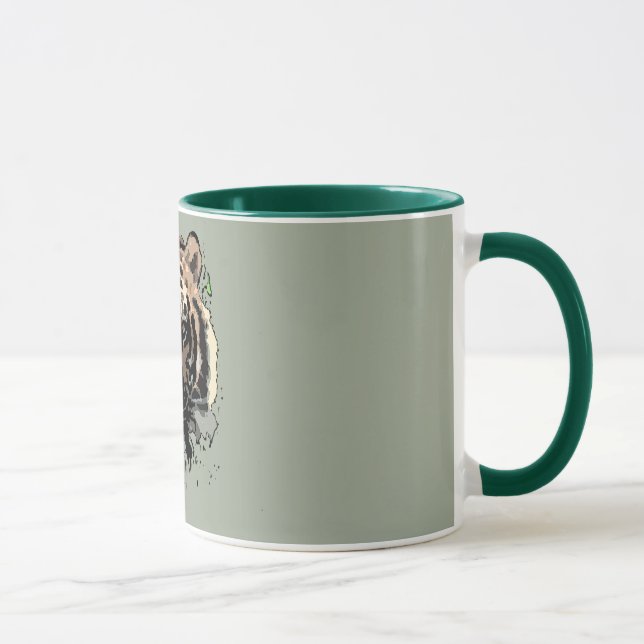 Bengal tiger design cute gift ideas coffee mug (Right)