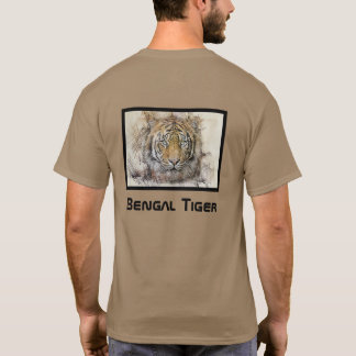 Bengal Tiger Illustration T-Shirt