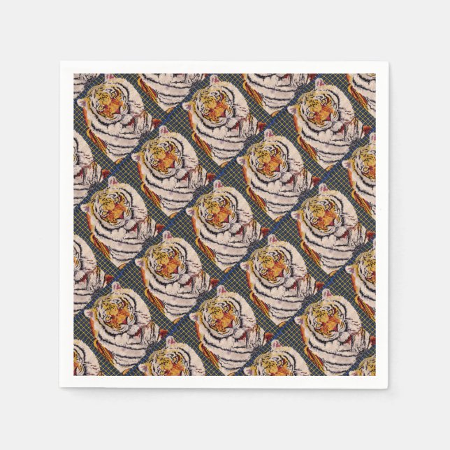 Bengal Tiger Napkin (Front)