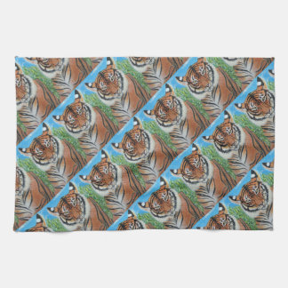 Bengal Tiger Patterned Kitchen Towels