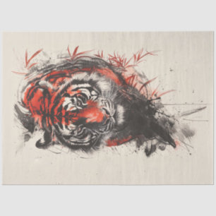 Bengal Tiger Portrait Tissue Paper