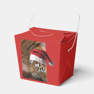 Bengal Tiger Santa Claus Favour Box