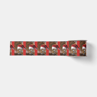 Bengal Tiger Santa Claus Grosgrain Ribbon