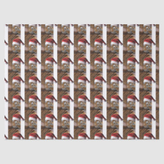Bengal Tiger Santa Claus Tissue Paper