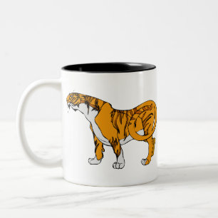 Bengal Tiger Two-Tone Coffee Mug
