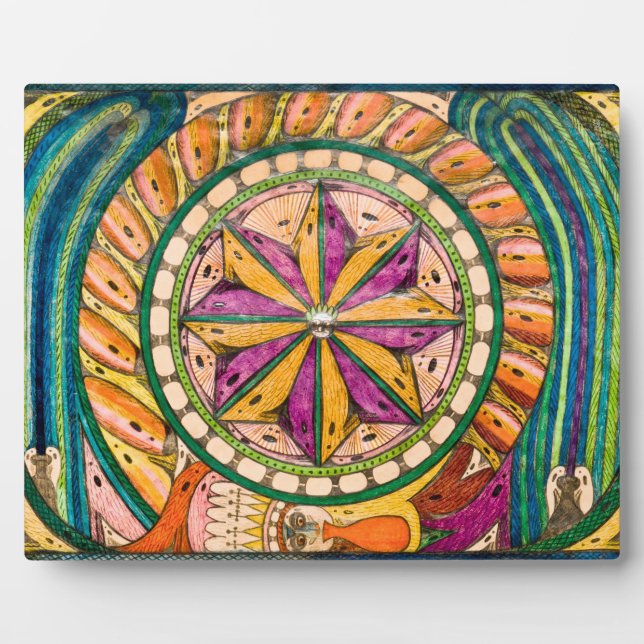 Bengali Firework | Adolf Wolfli | Plaque (Front)