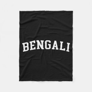 Bengali  fleece blanket