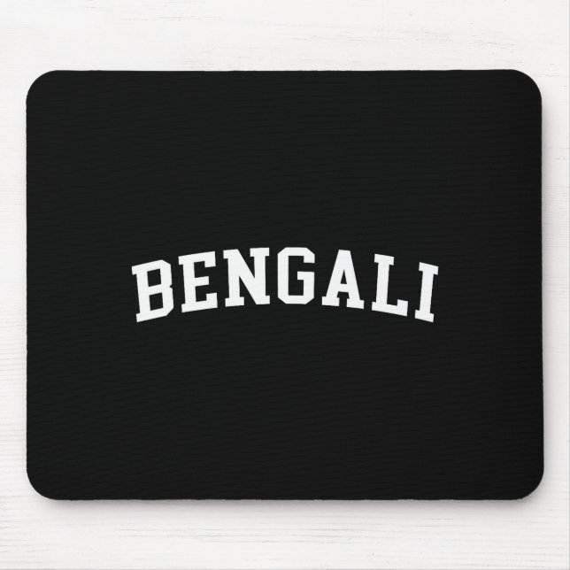 Bengali  mouse mat (Front)