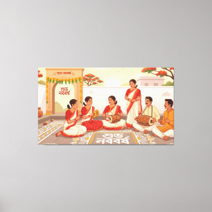 Bengali New Year Canvas Print