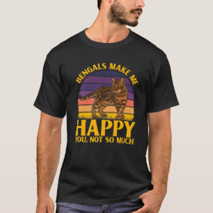 Bengals Make Me Happy You Not So Much T-Shirt