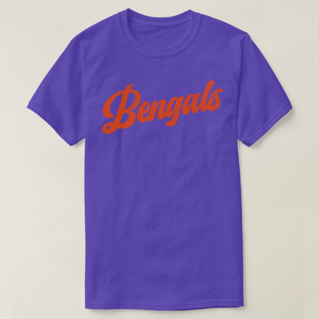 Bengals Retro Cincinnati Bengals T-Shirt (Design Front)