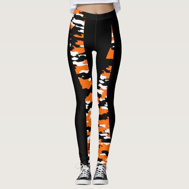 Bengals Tiger  Leggings (Front)
