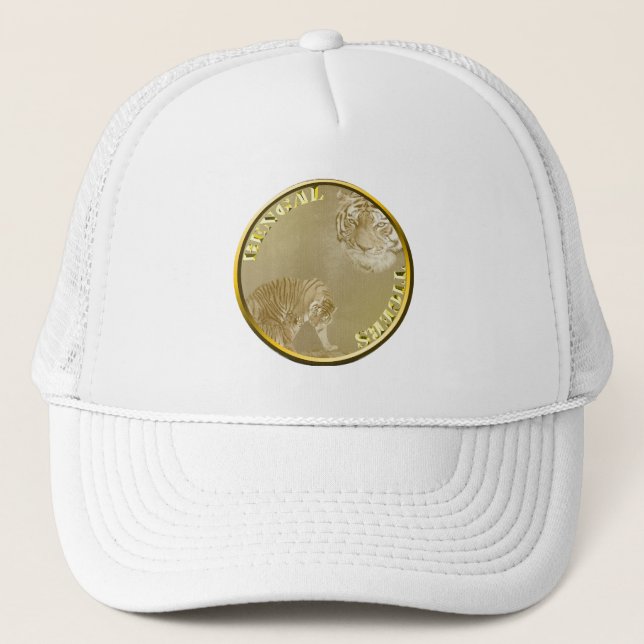 Bengals Tigers Gold Coin,  Trucker Hat (Front)