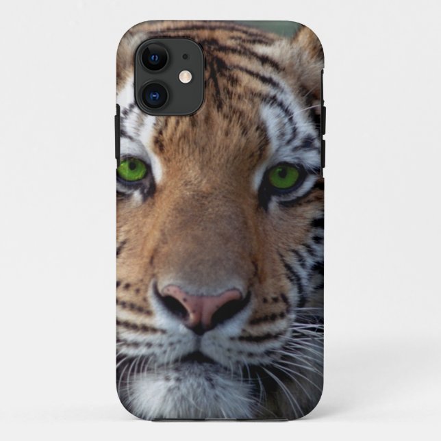 Bengel Tiger green eyes Case-Mate iPhone Case (Back)