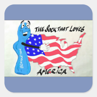 Bengelton Socks Square Sticker