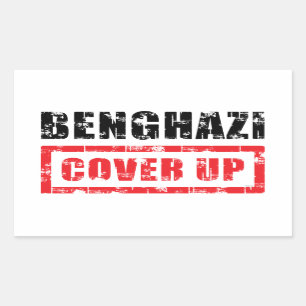 Benghazi Cover Up Rectangular Sticker
