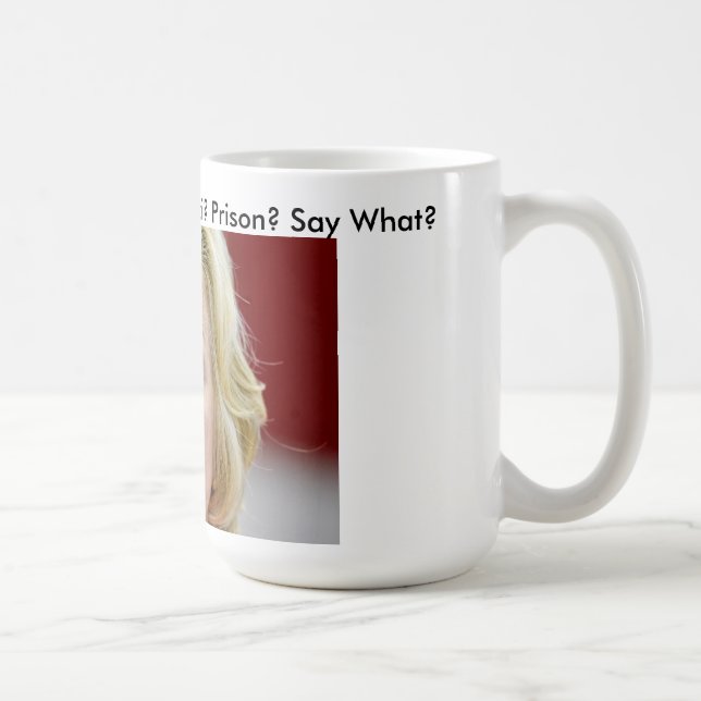 Benghazi Vince Foster Email Hillary Clinton Prison Coffee Mug (Right)
