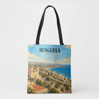 Benguela Angola Vintage Travel Art Tote Bag