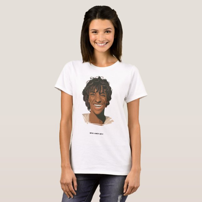 Beni Amer Boy T-Shirt for Women (Front Full)