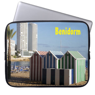 Benidorm, playa de Levante Laptop Sleeve
