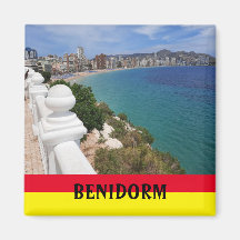 Benidorm Playa Levante Beach Spain Souvenir