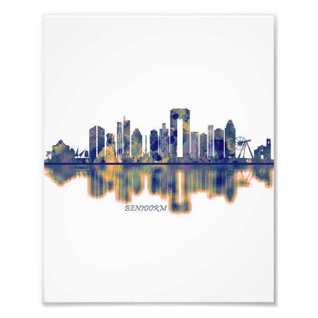 Benidorm Skyline Photo Print (Front)