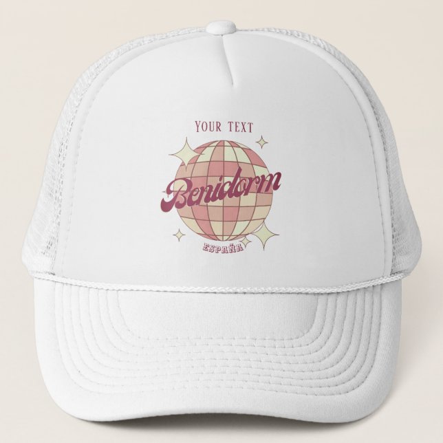 Benidorm Spain España Holiday Beach cap  (Front)