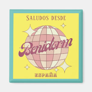Benidorm Spain espana holiday colourful Magnet