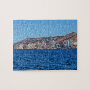 Benidorm, Spain sea and city Jigsaw Puzzle