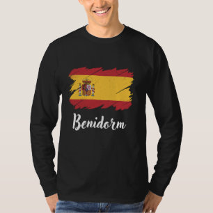 Benidorm Spain, Spanish Flag, Benidorm T-Shirt