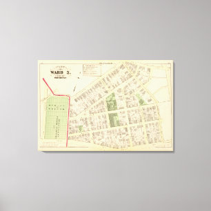 Benificent Church Cemetery and Elba Mills Atlas Canvas Print