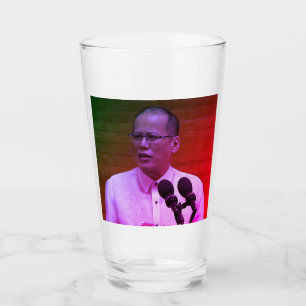 Benigno PNoy Aquino III 15th President Philippines Glass