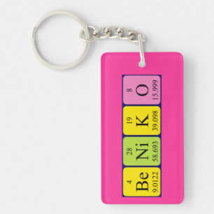 Beniko periodic table name keyring