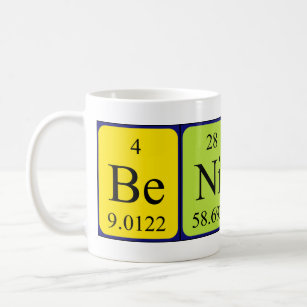 Beniko periodic table name mug