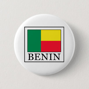 Benin 6 Cm Round Badge