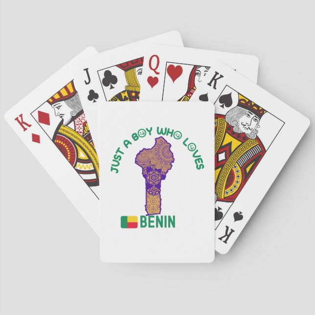 Benin African country Playing Cards (Back)