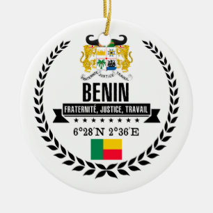 Benin Ceramic Tree Decoration