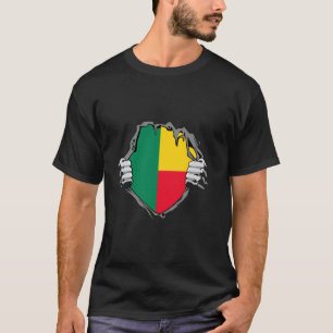 Benin Chest Beninese Pride Beninese Flag Beninese T-Shirt