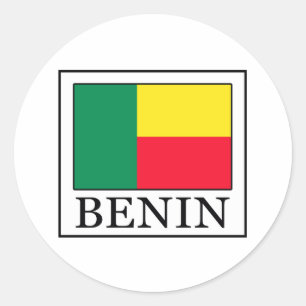 Benin Classic Round Sticker
