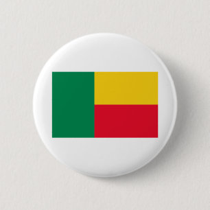 Benin Flag 6 Cm Round Badge