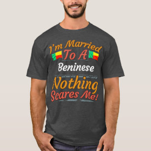Benin Flag Butterfly Gift for Beninese From Benin  T-Shirt