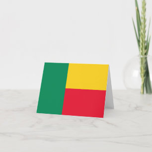 Benin Flag Card