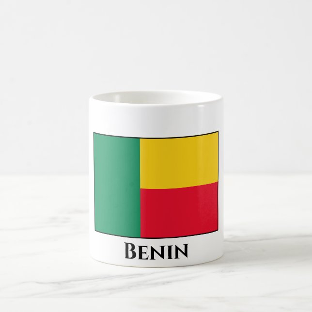 Benin Flag Coffee Mug (Center)