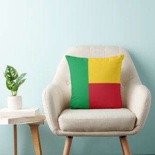 Benin flag cushion