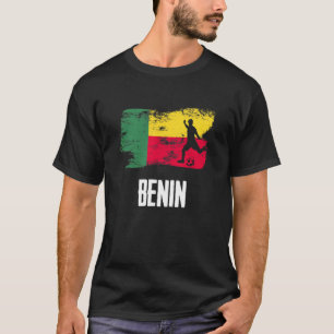 Benin Flag Jersey Beninese Soccer Team Beninese T-Shirt
