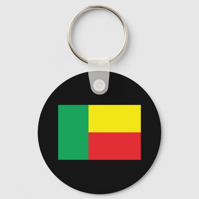 Benin Flag Key Ring (Front)