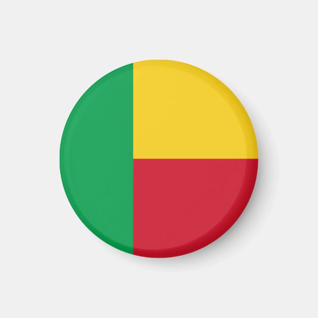 Benin flag magnet (Front)