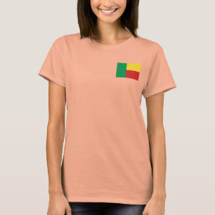 Benin Flag + Map T-Shirt